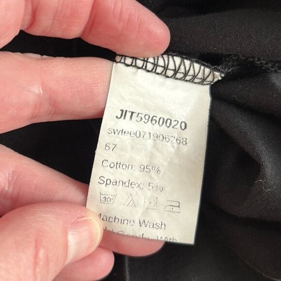 SHEIN Black Crew Neck Short Sleeve Shirt - Picture 3 of 4